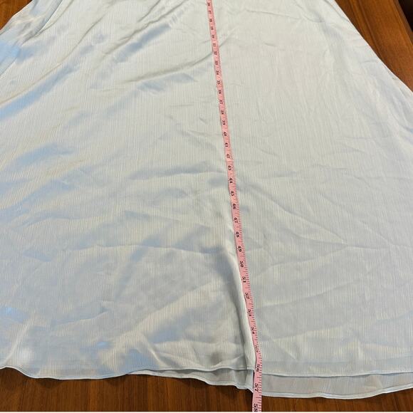 Sachin & Babi Ice Blue Kayla Dress, Formal Maxi Halter, $285 retail, size 14 - Picture 7 of 9